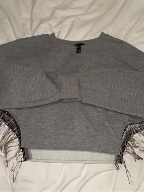 Forever 21 Gray Crewneck Sweatshirt